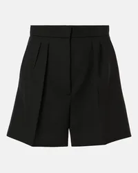 Max Mara Shorts Giugno in misto lana Nero