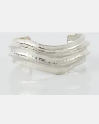 Jennifer Behr Bracciale rigido Anselm Spiral Argento