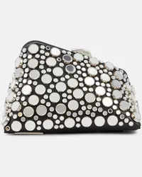 ATTICO Clutch Midnight Mini in pelle con borchie Multicolore