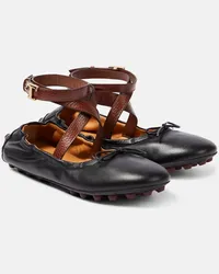 TOD'S Ballerine Bubble in pelle Nero