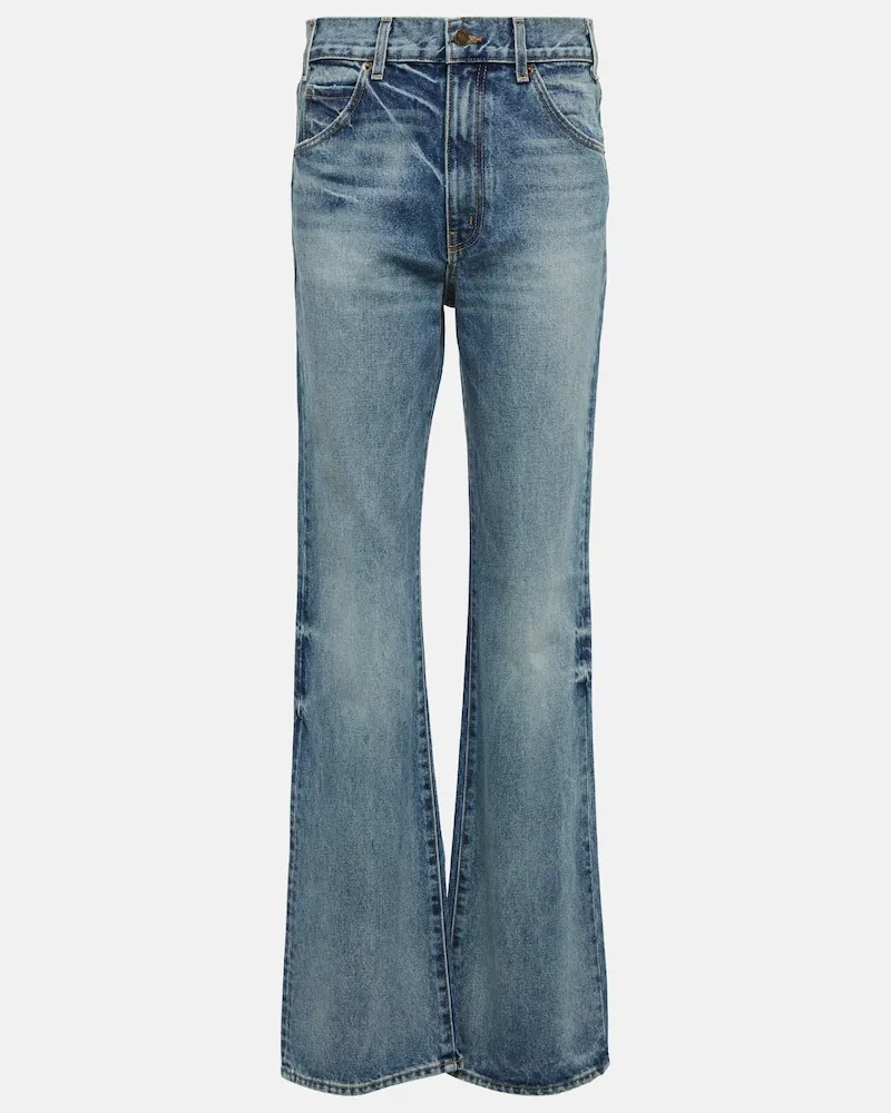 Nili Lotan Jeans regular Joan a vita alta Blu