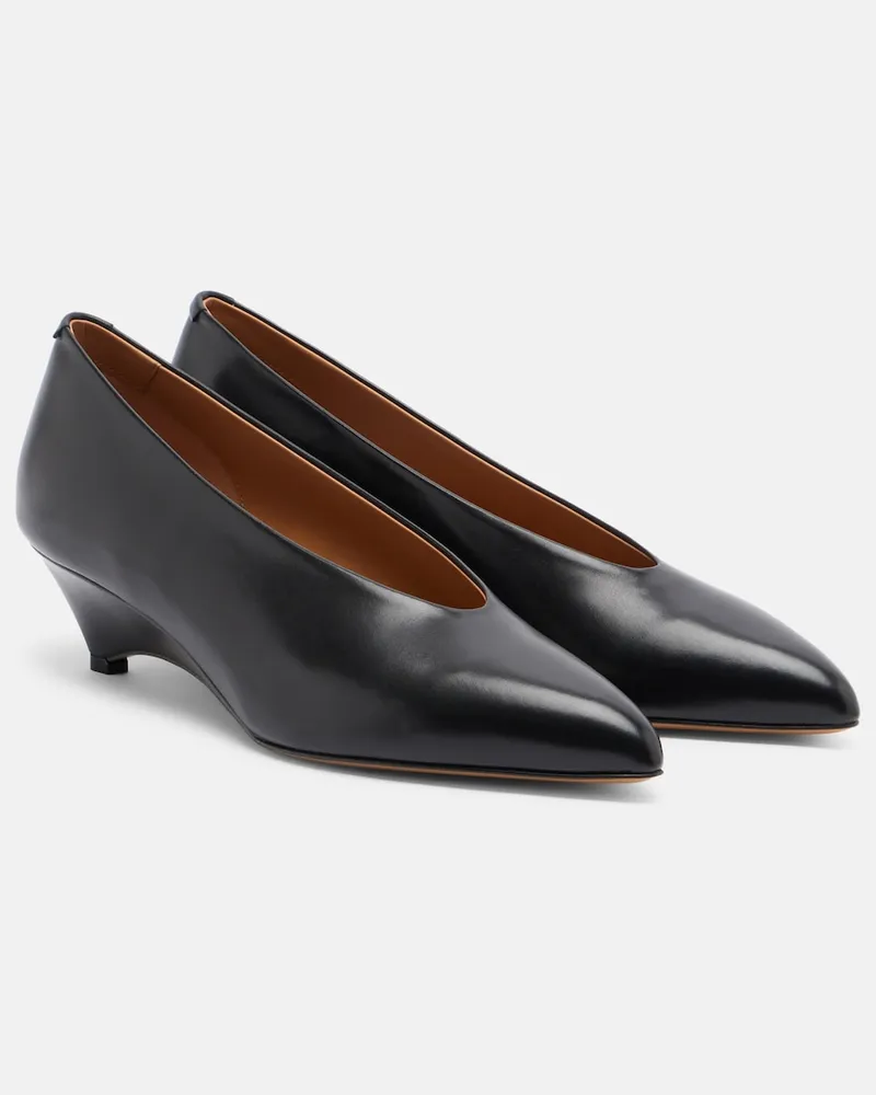 Jil Sander Pumps Arc in pelle Nero