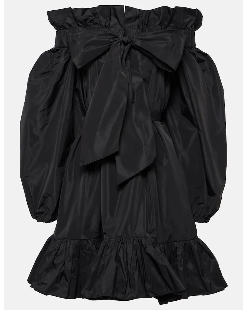 Patou Miniabito in faille con scollo bardot Nero