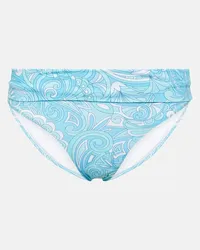 Melissa Odabash Slip bikini Brussels con stampa Blu