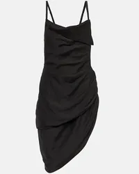 Jacquemus Miniabito La Robe Saudade in voile Nero