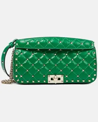 Valentino Garavani Borsa a spalla Rockstud Spike in pelle Verde