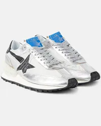 Golden Goose Sneakers Marathon in pelle Metallizzato