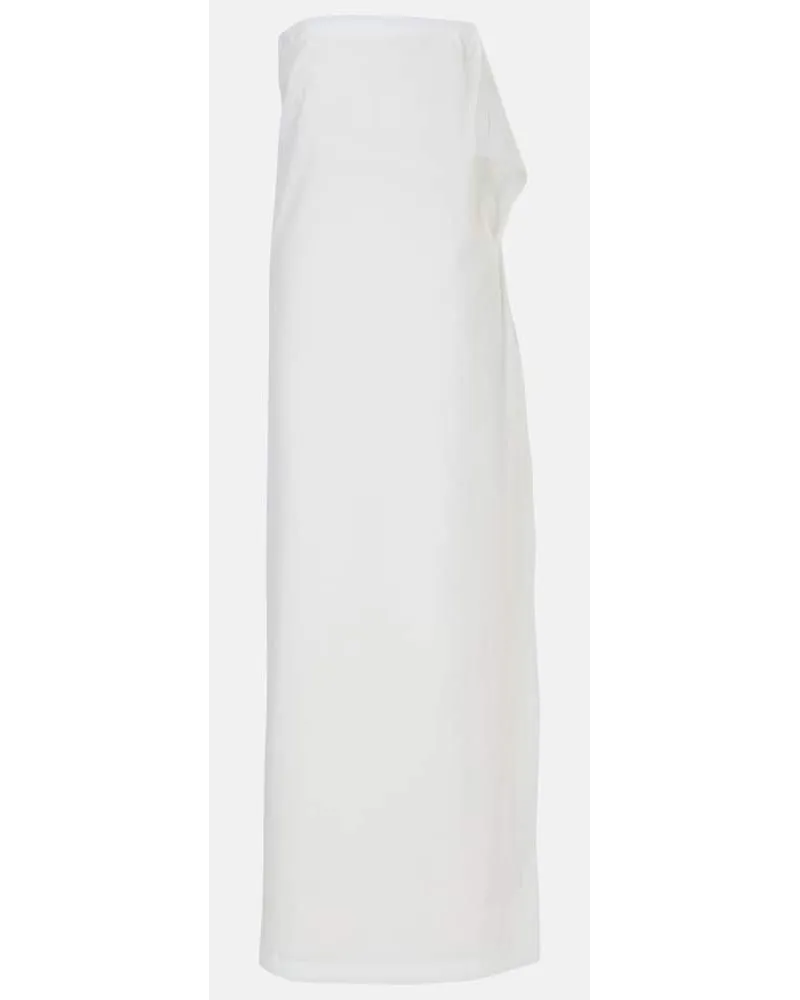 The Row Abito lungo Bernette in cotone Bianco