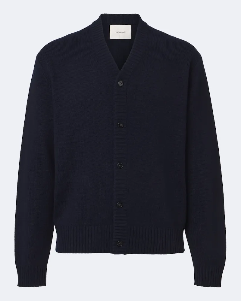 Lisa Yang Cardigan Fenris in cashmere Blu