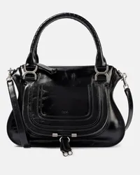 Chloé Chloé Borsa Marcie Large in pelle Nero