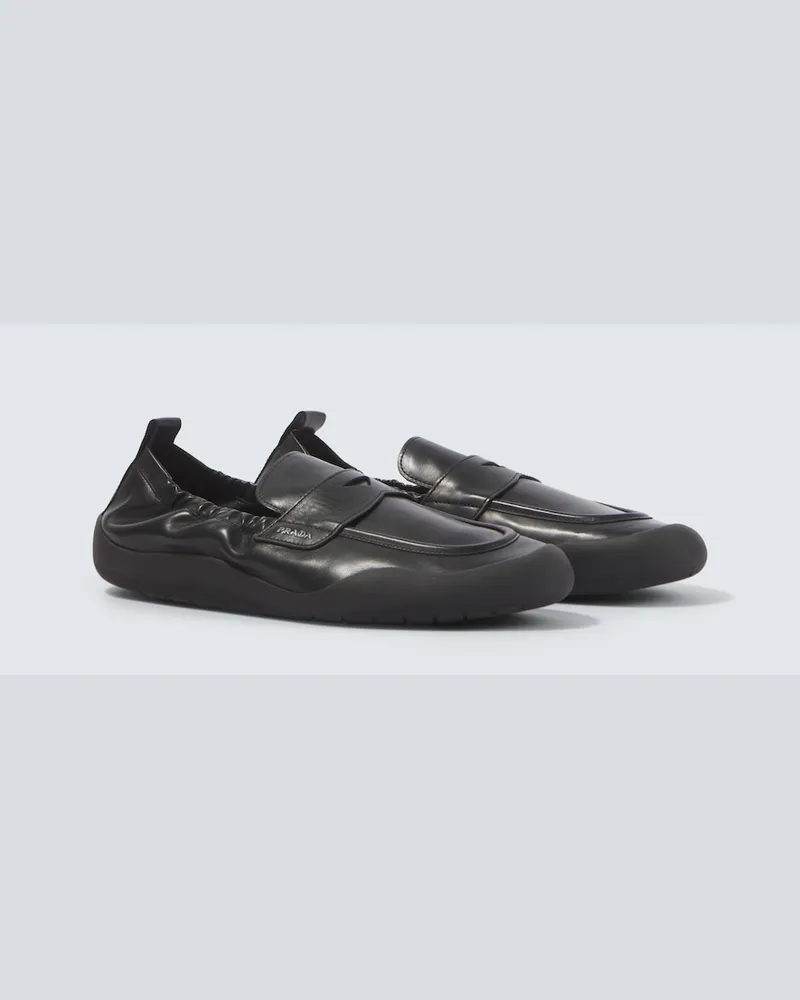 Prada Mocassini in pelle Nero