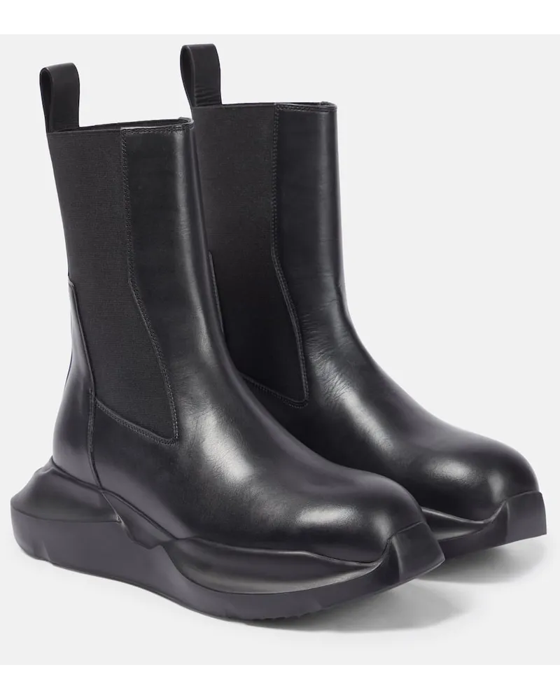 Rick Owens Stivaletti Geth in pelle Nero