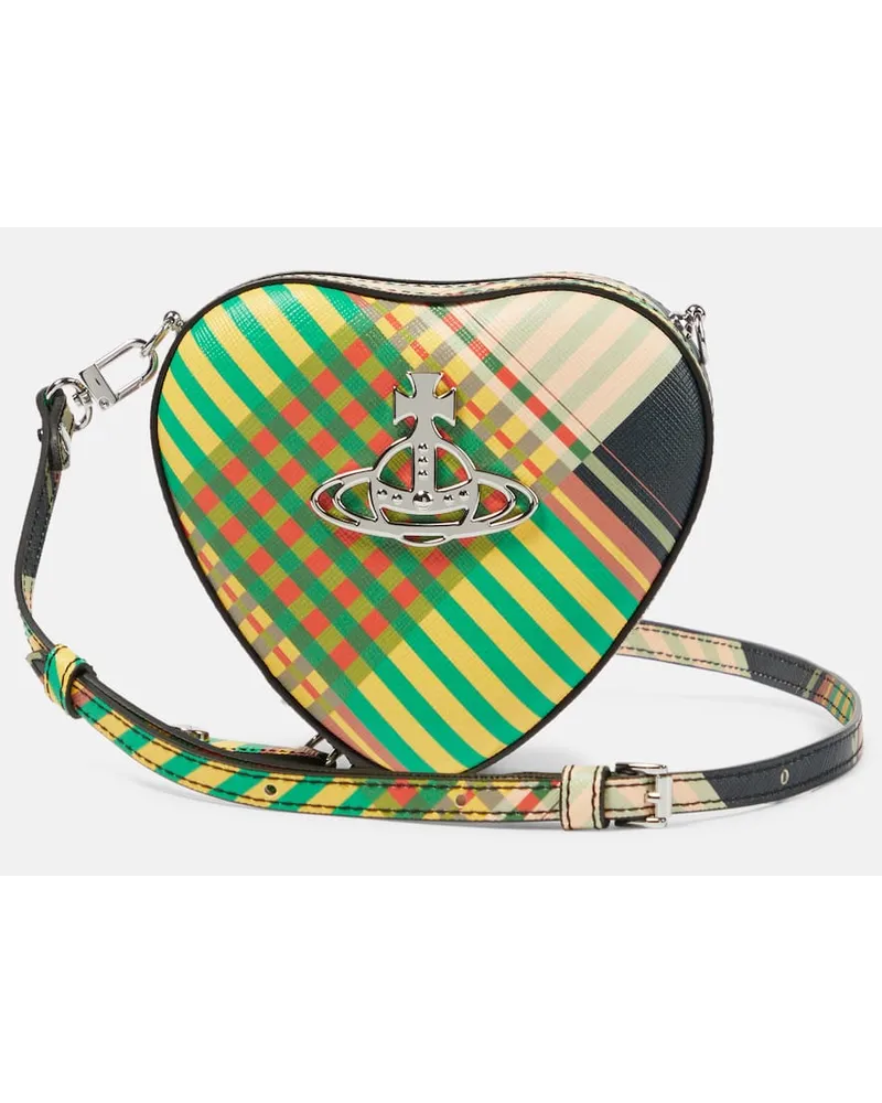 Vivienne Westwood Borsa a spalla Saff Heart Mini in similpelle Multicolore