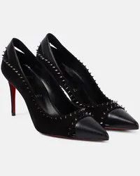 Christian Louboutin Pumps Duvette Spikes 85 in pelle Nero