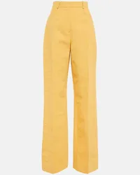 Jacquemus Pantaloni Le Pantalon Sauge Giallo