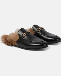 Gucci Slippers Princetown 2015 Re-Edition in pelle Nero