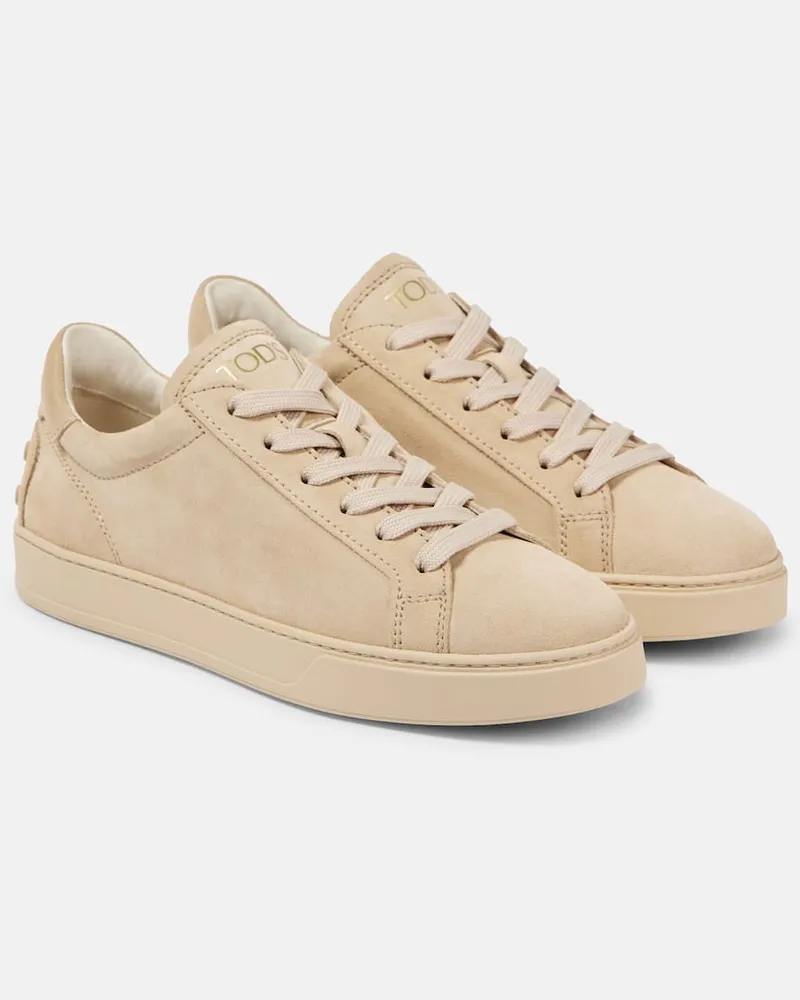 TOD'S Sneakers in suede Beige