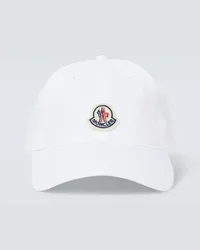 Moncler Cappello da baseball con logo Nero