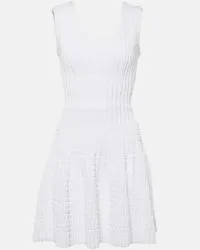 Alaïa Alaïa Miniabito in pointelle Bianco