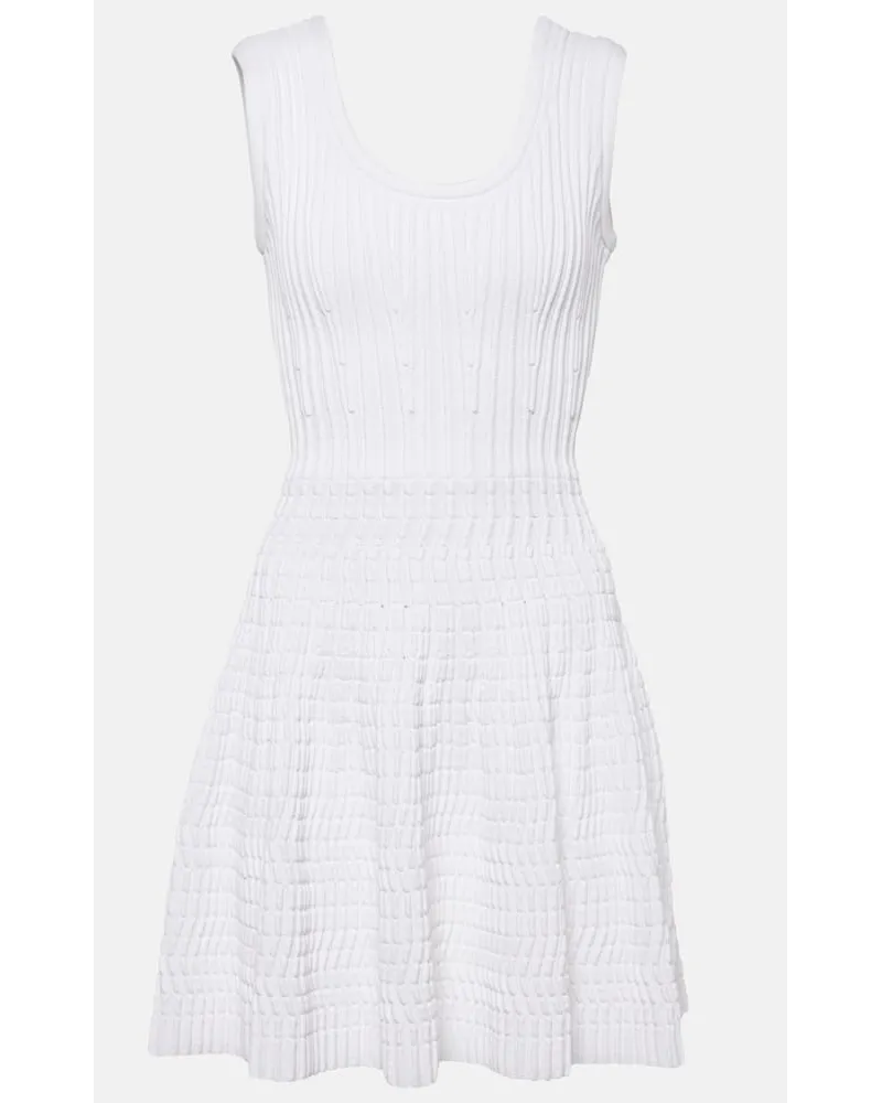Alaïa AlaÃ¯a Miniabito in pointelle Bianco