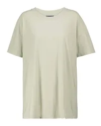 LES TIEN T-shirt in jersey di cotone Verde