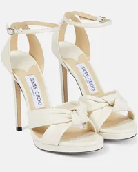 Jimmy Choo Bridal - Sandali Rosie 120 in pelle Bianco