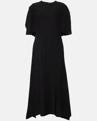 Stella McCartney Abito lungo in seta Nero