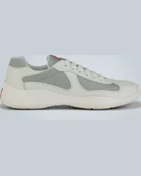 Prada Sneakers America's Cup Argento