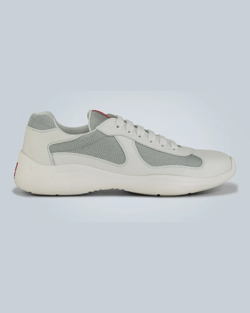 Prada Sneakers America's Cup Argento