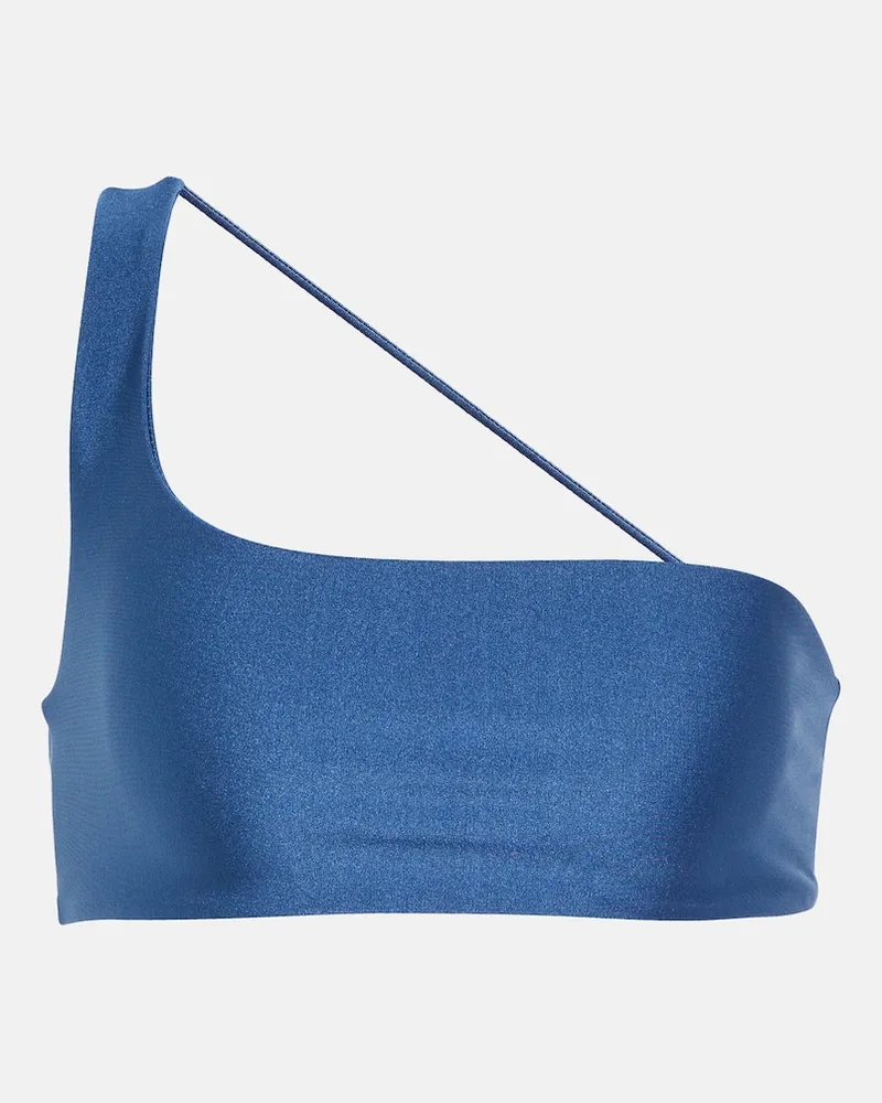 JADE SWIM Top bikini monospalla Apex Blu