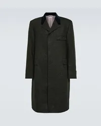 Thom Browne Cappotto in lana Verde