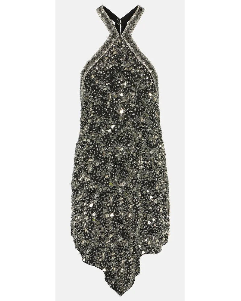 Isabel Marant Miniabito Mahina in seta Argento