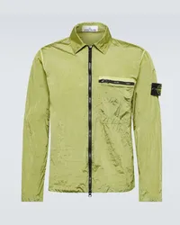 Stone Island Giacca Compass in tessuto tecnico Giallo