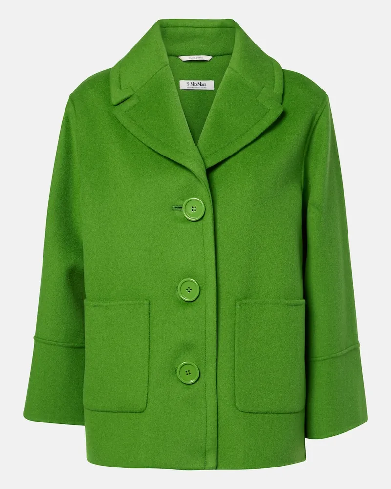 Max Mara Giacca Windsor in lana Verde
