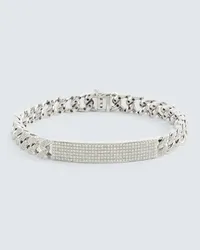 SHAY Bracciale in oro bianco 18kt con diamanti Argento