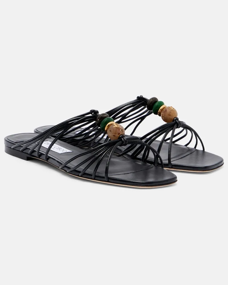 Jimmy Choo Sandali Lova in pelle Nero