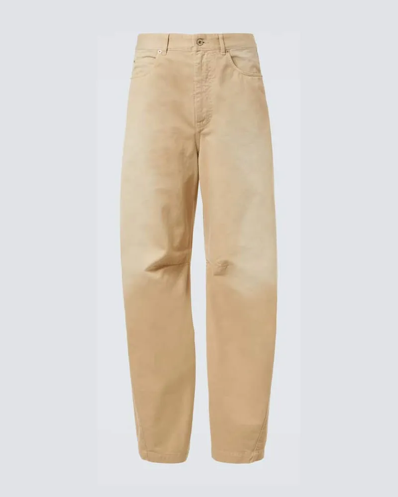Loewe Paula's Ibiza - Pantaloni in twill Beige