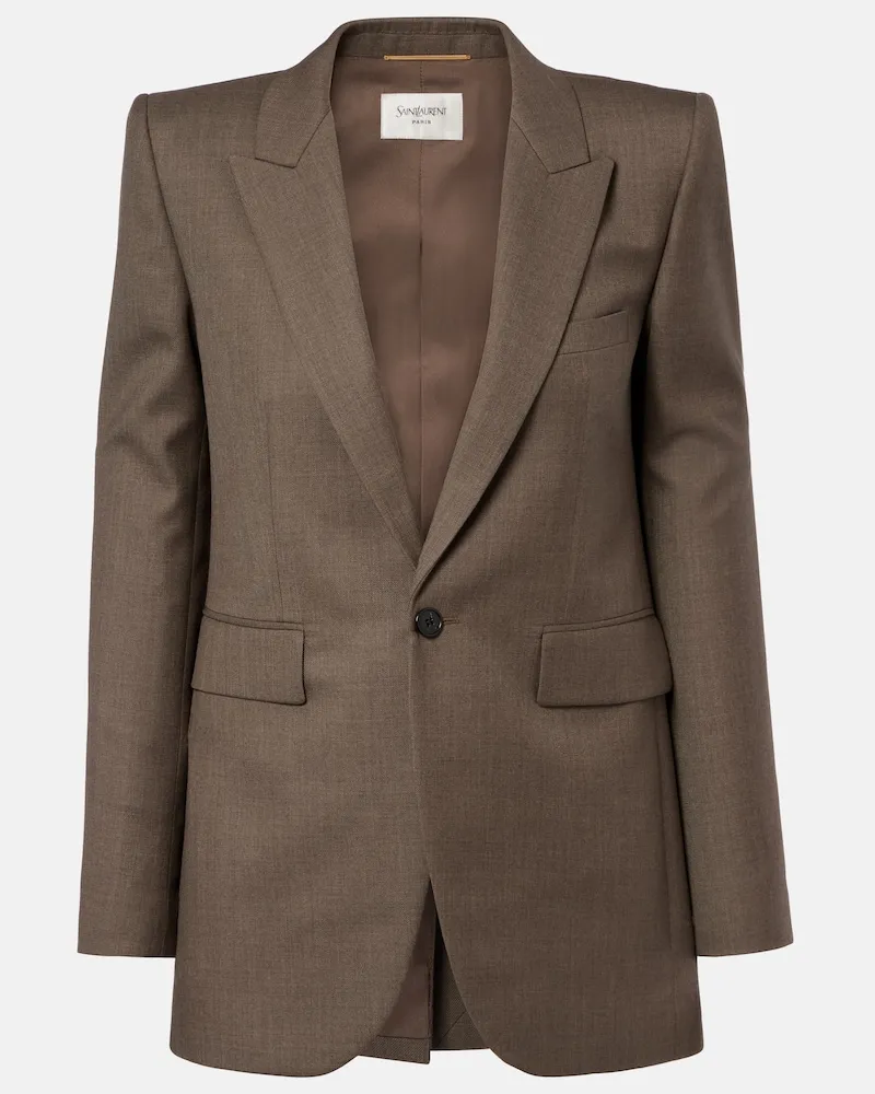 Saint Laurent Blazer in lana Grigio