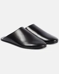 The Row Slippers Dante in pelle Nero