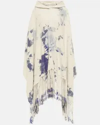 Chloé Chloé Poncho tie-dye in cashmere Multicolore