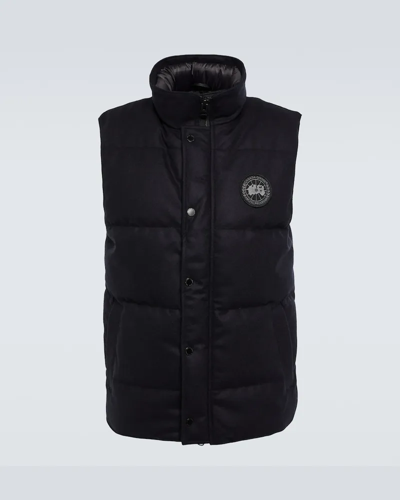 Canada Goose Piumino Garson in misto lana senza maniche Blu