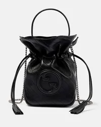 Gucci Secchiello Gucci Blondie Mini in pelle Nero