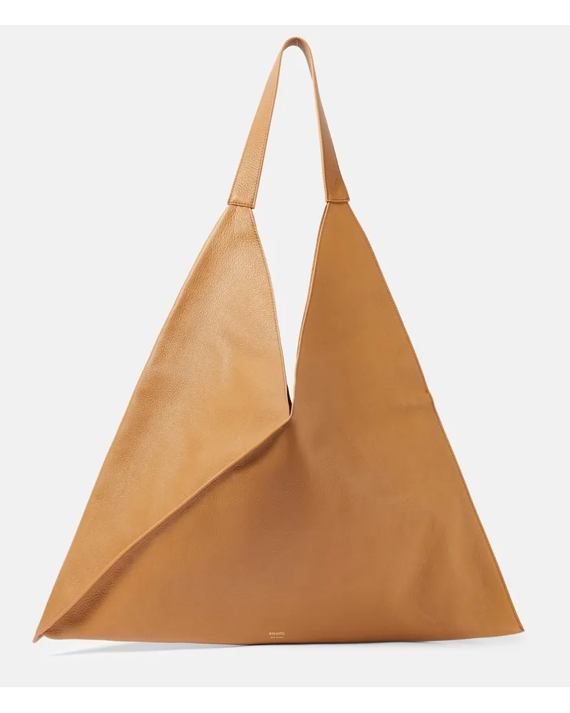 KHAITE Borsa Sara in pelle Marrone