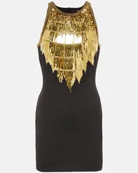 Balmain Miniabito con paillettes Oro