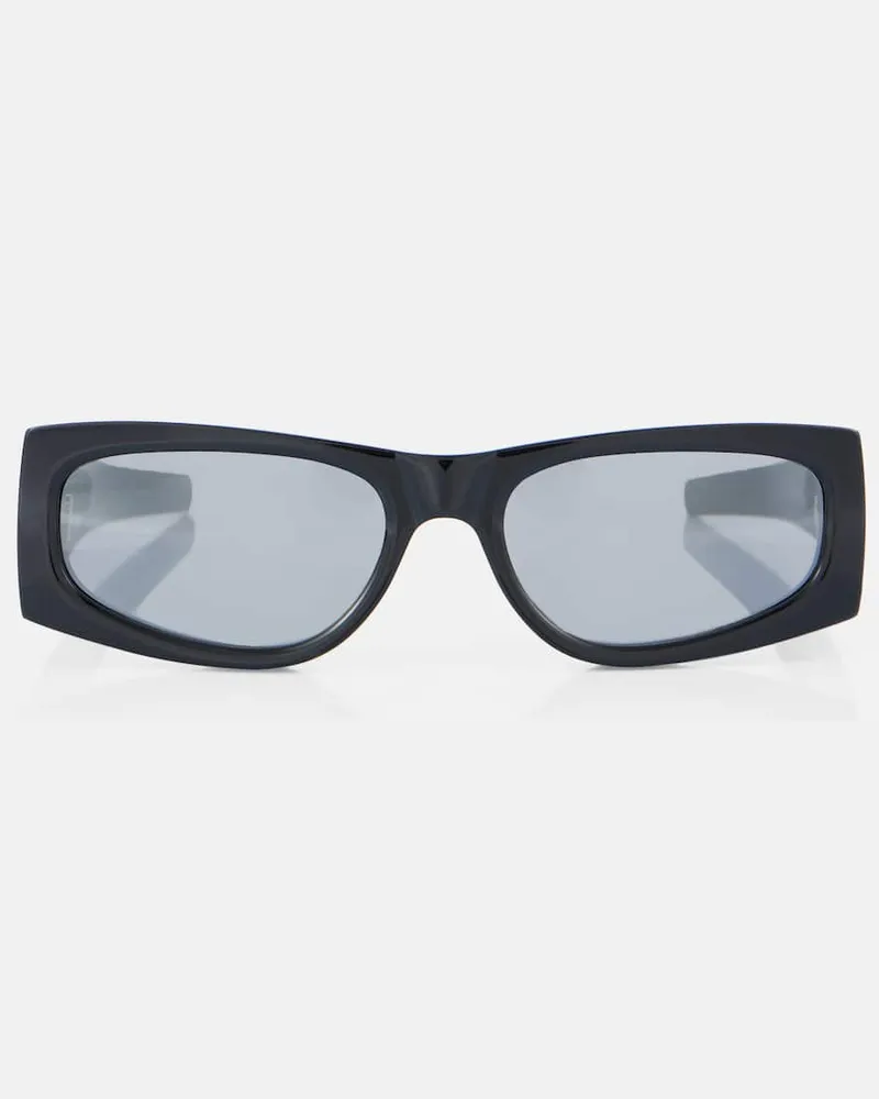 Saint Laurent Occhiali da sole oversize Nero
