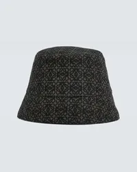 Loewe Cappello da pescatore Anagram Nero