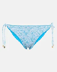 Heidi Klein Slip bikini reversibile Camps Bay Beach Blu