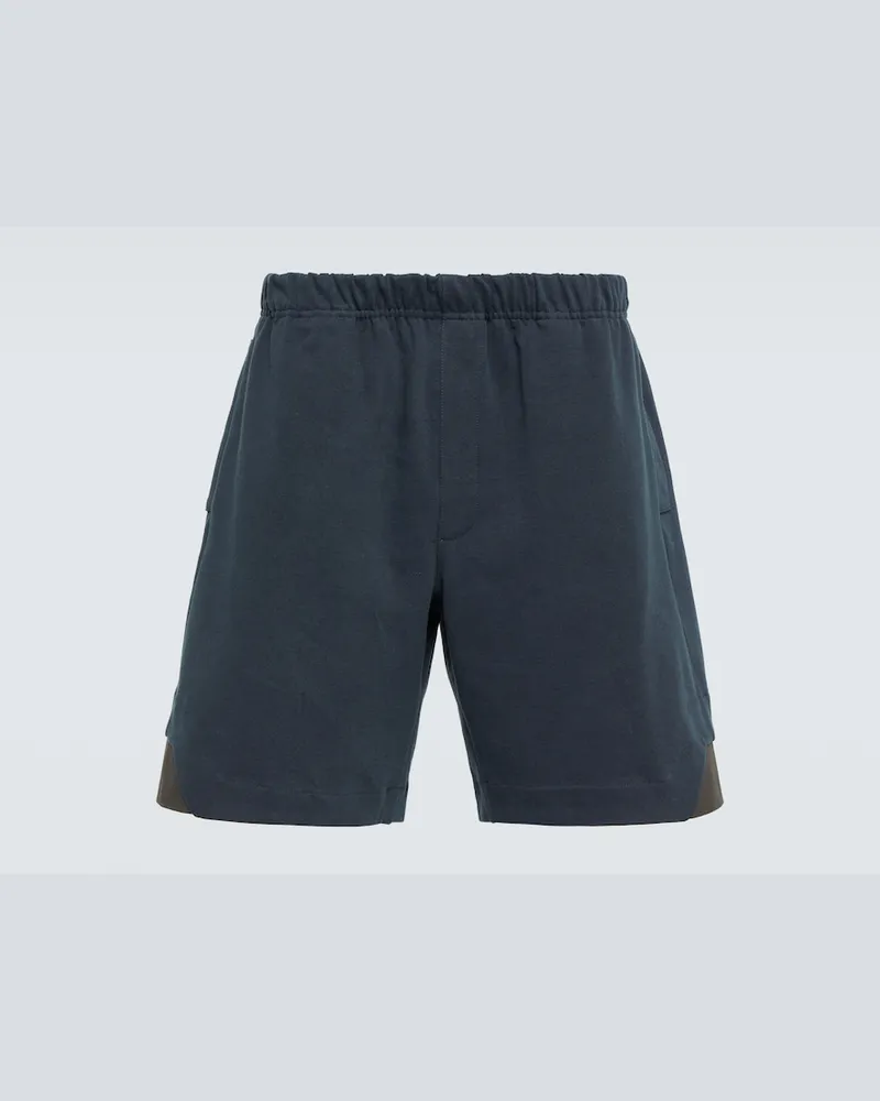 GR10K Shorts Utility Cut in cotone Blu