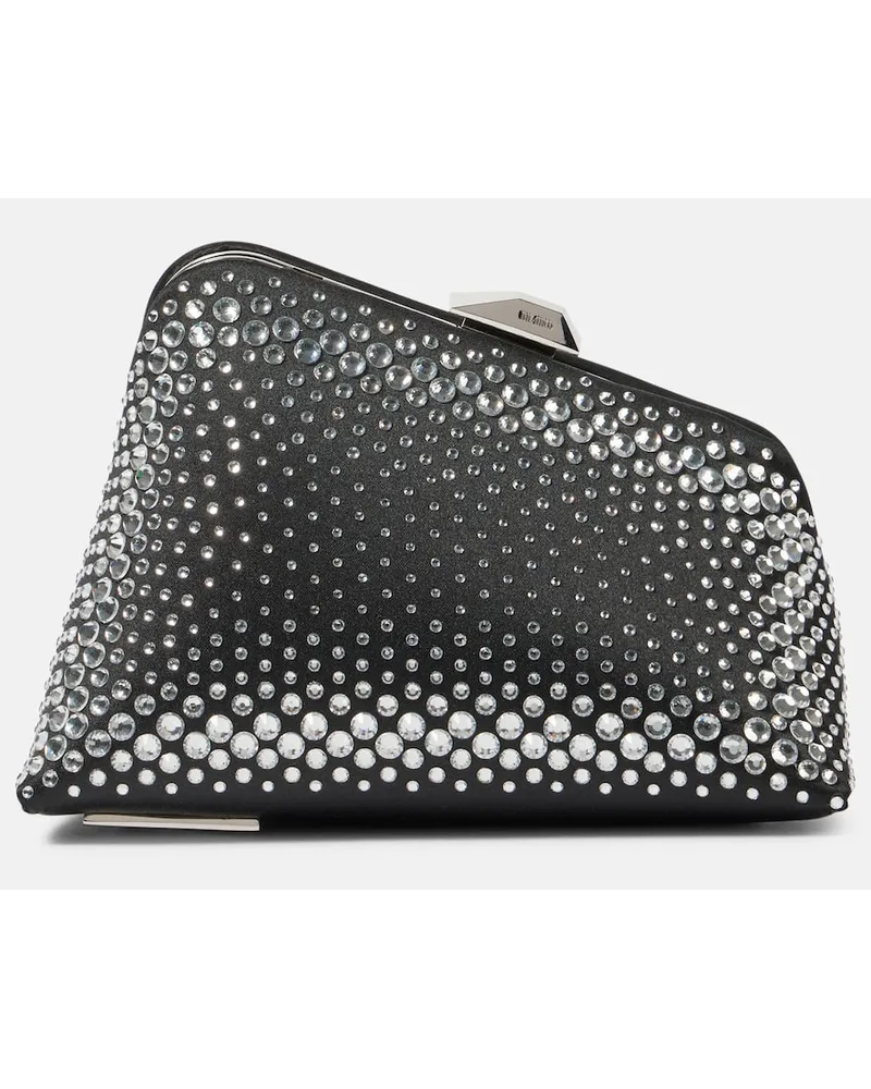 ATTICO Clutch Midnight Mini con decorazioni Nero