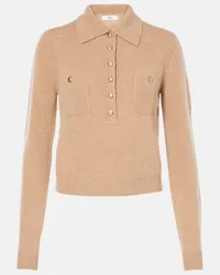 Chloé Chloé Polo in lana e cashmere Marrone